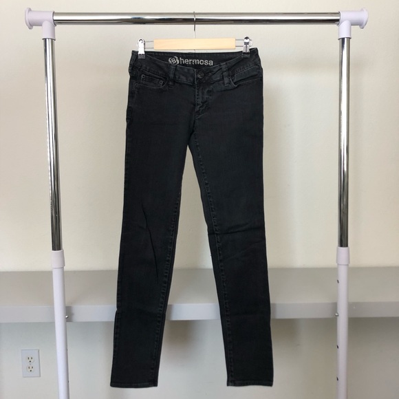 Pacsun Bullhead Hermosa Super Skinny Jeans Black - Picture 2 of 5
